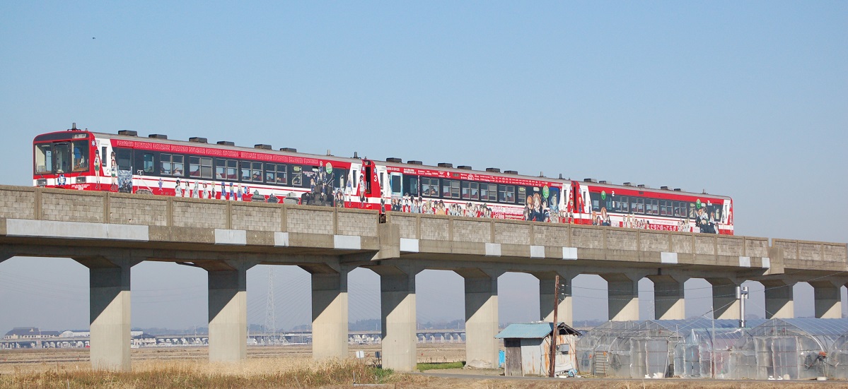 ガルパンラッピング列車